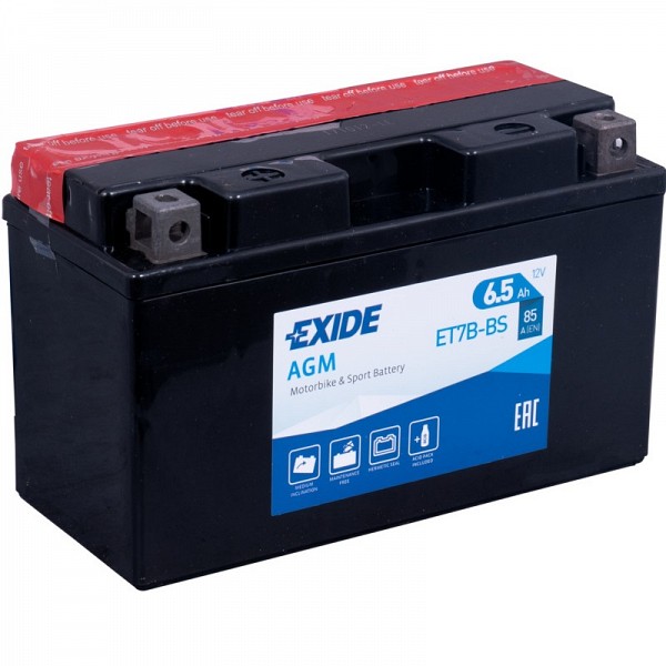 Moto akumulator Exide ET7BBS 12V7Ah Akumulatorji za